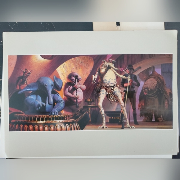 Return Of The Jedi Portfolio Prints 1983 Rare! By Ralph McQuarrie - Picture 7 of 16
